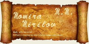 Momira Mirilov vizit kartica